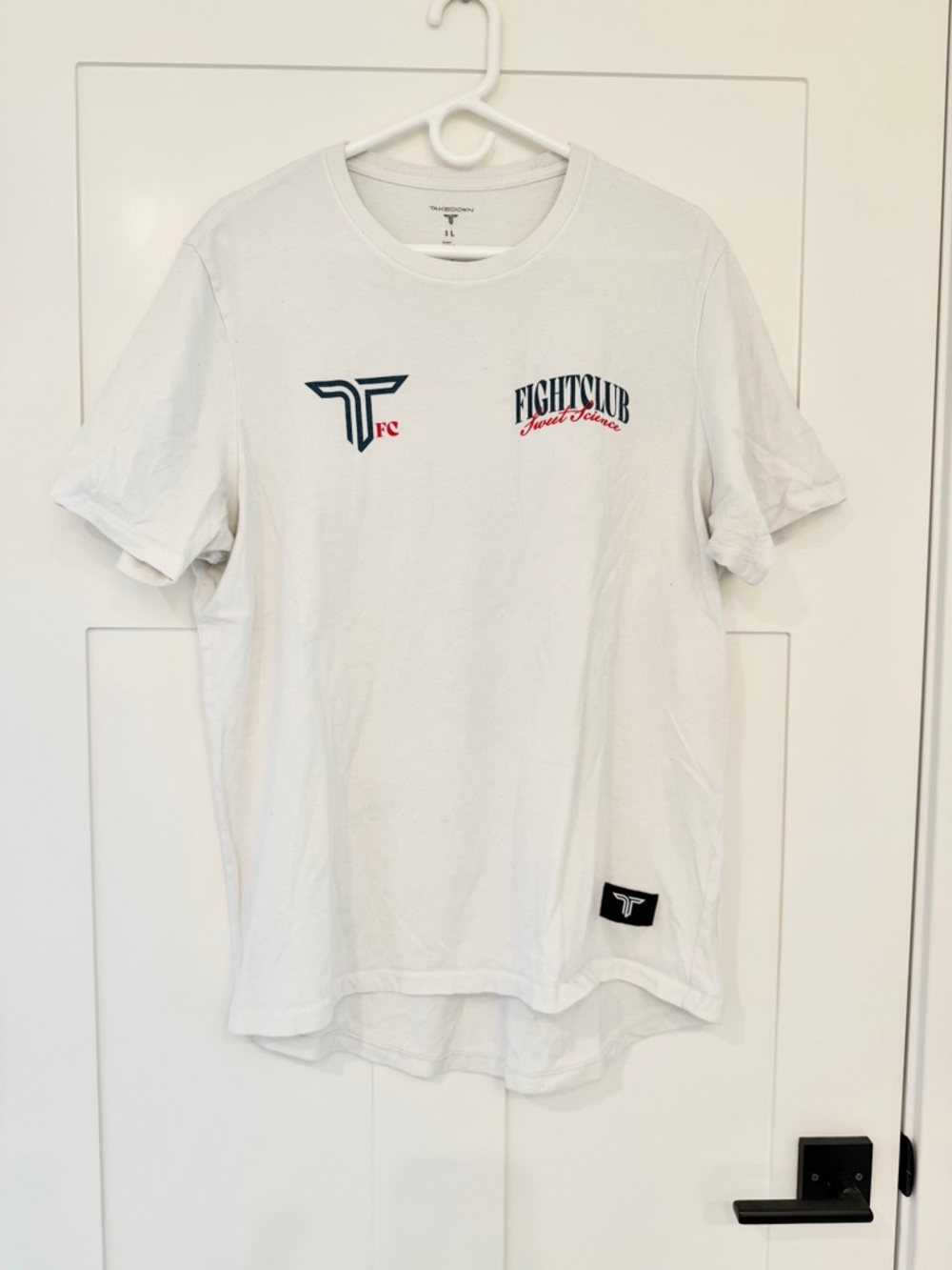 🌻3/$25 Takedown Fight Club Graphic Tee in White